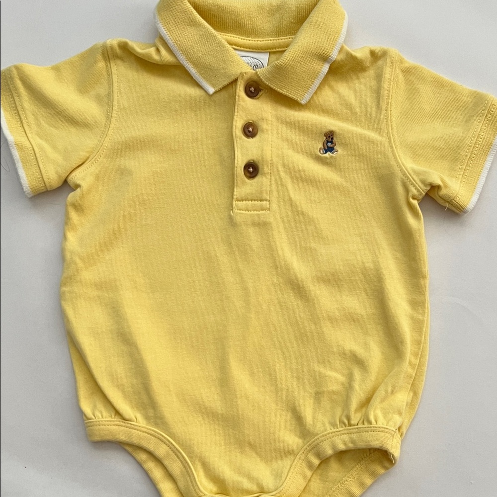 Starting Out Yellow Polo Bodysuit